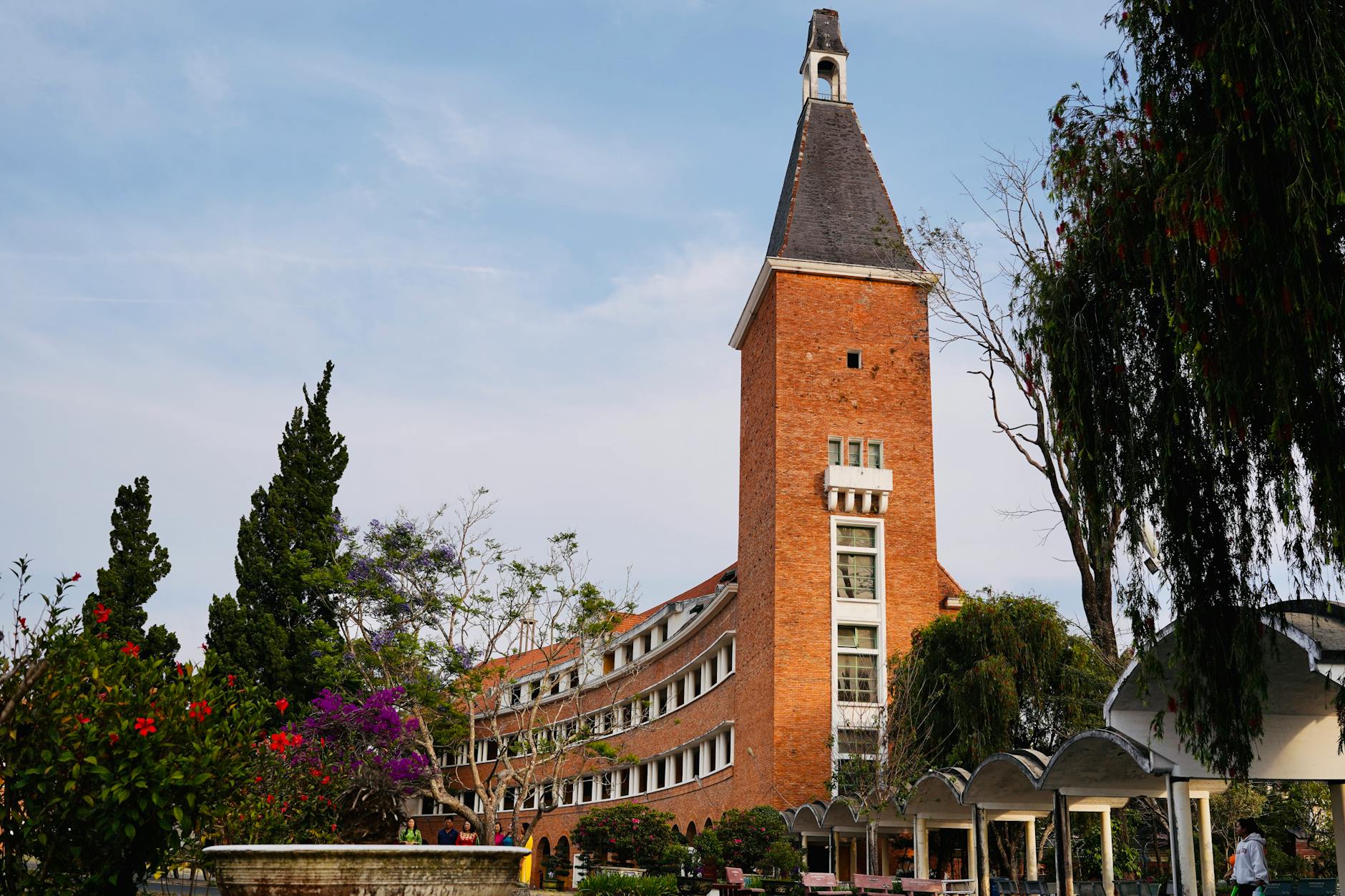 lycee yersin building in da lat vietnam